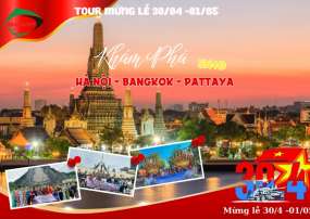 Tour Du Lịc Thái Lan 5 Ngày 4 Đêm Lễ 30/4-1/5 Từ Hà Nội